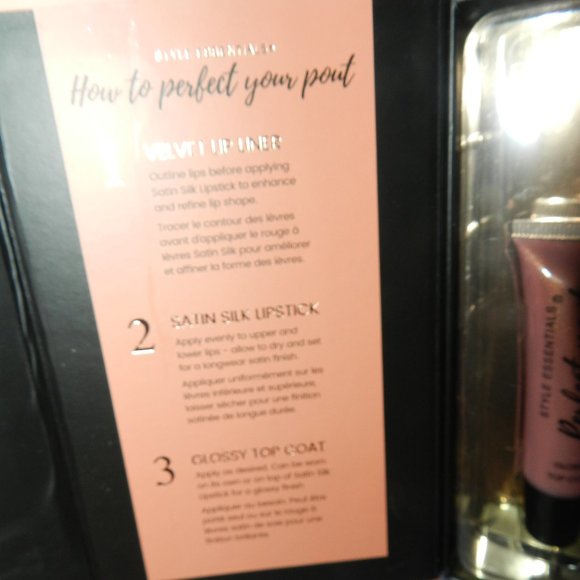 NEW Style Essentials Cosmetics KISS OF PEARL Perfect Pout Kit Set of 3 NWT! - Picture 8 of 14